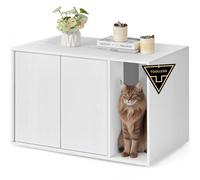 SONGMICS HOME Mobile per Lettiera Gatto, Montaggio Rapido Senza Attrezzi Toolles