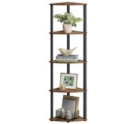 SONGMICS HOME Montaggio Super Veloce Senza Attrezzi, Scaffale Angolare 5 Ripiani