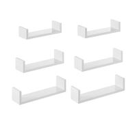 SONGMICS Mensole da Muro, Set da 3, 30/35/40 cm, Portata di 10 kg