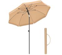 SONGMICS Ombrellone da Spiaggia, Ombrellone da Giardino con Protezione UPF 50+,