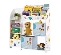SONGMICS Organizzatore per Giocattoli, Libreria per Bambini, Scaffale Multifunzi