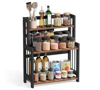 SONGMICS Portaspezie, Scaffale da Cucina a 3 Ripiani 3 Ripiani x 41 cm x 18 cm )
