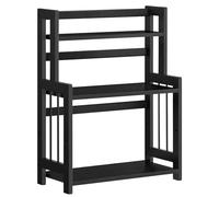 SONGMICS Portaspezie, Scaffale da Cucina a 3 Ripiani, Struttura in Bambù