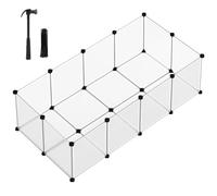 Songmics Recinto in plastica, bianco - Tg. L: L 143 x B 73 x H 46 cm