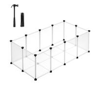 Songmics Recinto in plastica, bianco - Tg. M: L 125 x B 63 x H 42 cm