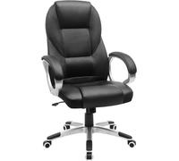 SONGMICS Sedia da Ufficio Ergonomica, Poltrona Direzionale, Girevole e Altezza R
