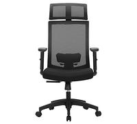 SONGMICS Sedia da Ufficio Ergonomica, Poltrona in Rete per Computer, Supporto Lo