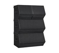 SONGMICS Set di 4 Scatole con Coperchio, Organizzatori Impilabili