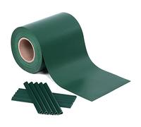 SONGMICS Strisce Privacy in PVC, Pellicola per Recinzione 40 m x 19 cm, Spessa e Opaca, con 25 Clip di Fissaggio, Verde GPJ040L