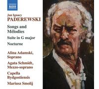 Songs And Melodies - Jan Ignacy Paderewski (Audio Cd)