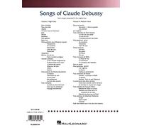 Songs of Claude Debussy: High Voice (1)