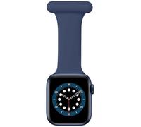 Songsier Cinturino per Apple Watch 38mm/40mm/41mm, 42mm/44mm/45mm/49mm CinturinI Controllo delle Infezioni per Infermiere Ostetriche Medici (blu navy, 42mm(Series 3)/44mm/45mm/46mm/49mm)