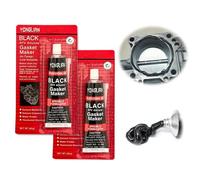songyea Sigillante Motore da 2x85 g, sigillante per Scarico, sigillante per Guarnizione Testata, sigillante siliconico, sigillante per radiatore per la Riparazione di Auto e Moto (A)