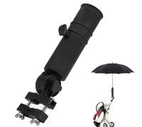 Sonhomay Portaombrelli da golf a spinta, supporto regolabile per ombrelli da golf trolley, supporto per ombrellone per sedia a rotelle da esterno, accessorio per montaggio