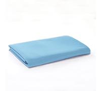 Sonia Moer Lenzuolo Piano in Microfibra Spazzolata Super Morbida - Lenzuolo Superiore Ipoallergenico Traspirante Non Stirabile, Blu, Singolo 180X270 cm