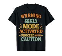 Sonia Personalized Women's Gift Custom Sonia Maglietta
