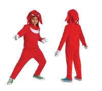 Sonic 3 158699K-20L Knuckles Hooded Fancy Dress, M