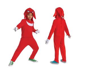 Sonic 3 158699M-20L Knuckles Hooded Fancy Dress, T2