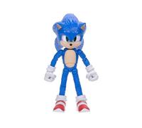 Sonic 3 Movie Sonic Collector Toy Figure by Jakks Pacific, altezza 13 cm, altamente articolata, per ragazzi/ragazze, con licenza ufficiale 3 film, consigliato per bambini dai 3 anni