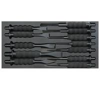 Sonic 601227-SFS-Scalpello con Manico e 1/3, Confezione da 12