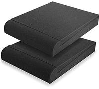 Sonic Acoustics Isolamento Acustico per Monitor da Studio, 2 Pezzi, Base Stabilizzante, 30,5 x 20,3 x 4,6 cm, Compatibile con Maggior Parte di Altoparlanti da 12,7 cm (5 Pollici), Nero