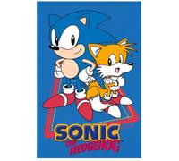 Sonic Asciugamano 30x50cm per Ospiti Bambina Cotone S_5025