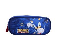 VadoBag – Astuccio Sonic – 2 scomparti, materiale per la scuola – Blu