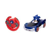 Sonic The Hedgehog Speed Star Lightning Drifting - Auto Radiocomandata Ufficiale Jakks Pacific con Ruote Luminescenti, Telecomando Rosso Batteria Inclusa e Gioco Interattivo per Bambini