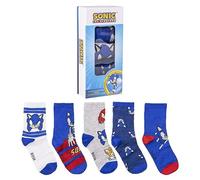 Sonic Confezione Calzini, Multicolore, 31-34 Unisex