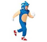 Sonic Hedgehog Deluxe Costume - Adulti Video Gioco Abito - L