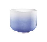 Sonic Energy Campana tibetana in cristallo, 22,9 cm, 440 Hz, nota A4, chakra delle sopracciglia, colore sfumato, per meditazione, yoga, anello in silicone incluso (CSBC9A)