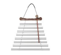 Sonic Energy Meditation Flow Chime - 8 toni, Cis Moll, 432 Hz, per meditazione e terapia, con custodia e bacchetta (MFC8CSHMIS)