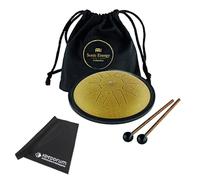 Sonic Energy Meinl SSTD3G Small Steel Tongue Drum C-Moll 8 toni + panno in microfibra Keepdrum