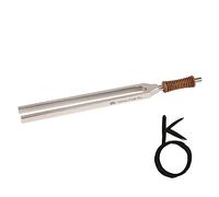 Sonic Energy Planetary Tuning Fork Chiron - 172,86 Hz / F3 - Per Terapia del Suono, Yoga e Meditazione - in Acciaio Nichelato con Manico Ergonomico (TTF-CH)
