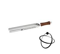 Sonic Energy Planetary Tuning Fork Culmination Cycle - 187,61 Hz / F3# - Per Terapia del Suono, Yoga e Meditazione - in Acciaio Nichelato con Manico Ergonomico (TF-M-CU)