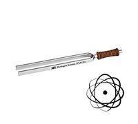Sonic Energy Planetary Tuning Fork Hydrogen Gamma - 157,04 Hz / D3# - Per Terapia del Suono, Yoga e Meditazione - in Acciaio Nichelato con Manico Ergonomico (TF-E-HY)