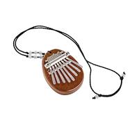 Sonic Energy Solid Body Kalimba - 8 note in C Major - Per Meditazione, Yoga e Percussioni - Legno di Sapele - Nastro incluso (KL8MINI)