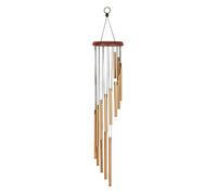 Sonic Energy Spiral Chime - 73 cm, bronzo - Scacciapensieri metallici con 16 bacchette sonore - Decorazione per interni ed esterni (SC29B)