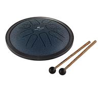 Sonic Energy SSTD2NB Navy Blue Steel Tongue Drum in Acciaio per Meditazione e T
