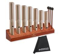 Sonic Energy WWWTSETCHA Wah-Wah Tube Chakra Set 7 pezzi con panno in microfibra Keepdrum