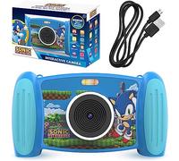 Sonic, fotocamera interattiva per bambini, divertente fotocamera ricaricabile per bambini, video 1080p, zoom 4x, schermo da 2 pollici, lettore MP3, giochi con scheda SD 3+Y