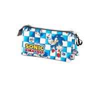 Sonic Il Riccio Astuccio Triplo Posa Blu 11 x 23 x 7 cm Karactermania