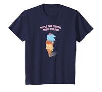 Sonic Il Riccio Estate 03 Maglietta, Bambini, Navy, 4 Anni