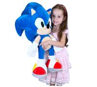 Sonic Peluche 80cm Gigante The Hedgehog Riccio Blu Originale Ragazzi Bambini 0+