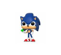 Sonic Pop Games Figura Vinile Sonic Con Emerald 9 Cm Funko