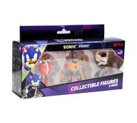 SONIC PRIME 3 FIGURE REBEL ROUGE + EGGFORCER + DR. EGGMAN 6CM