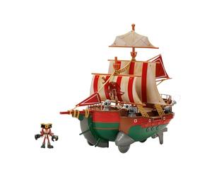 Sonic Prime - Galeone dei pirati, include personaggi, accessori ed effetti sonori. Direttamente dalla serie Netflix! Per bambini e collezionisti