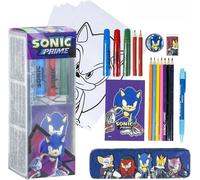 Sonic prime Set Cartoleria Da Colorare Per bambini arte scuola cancelleria