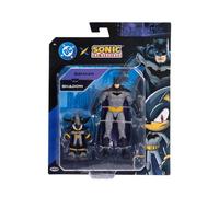DC x Sonic Shadow nei panni di Batman - Action Figure Multipack 5” con dettagli da collezione, licenza ufficiale Jakks Pacific, gioco ed esposizione per fan di Sonic e DC Comics