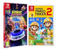 Sonic Racing: CrossWorlds, Nintendo Switch + Super Mario Maker 2 - Videogioco Nintendo - Ed. Italiana - Versione su scheda
